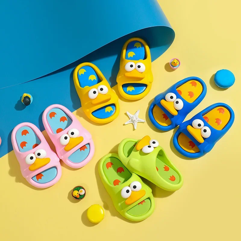 Children\'s slippers summer boys shoes cartoon soft sole breathable cute comfortable baby flip-flops  kids shoes for girl