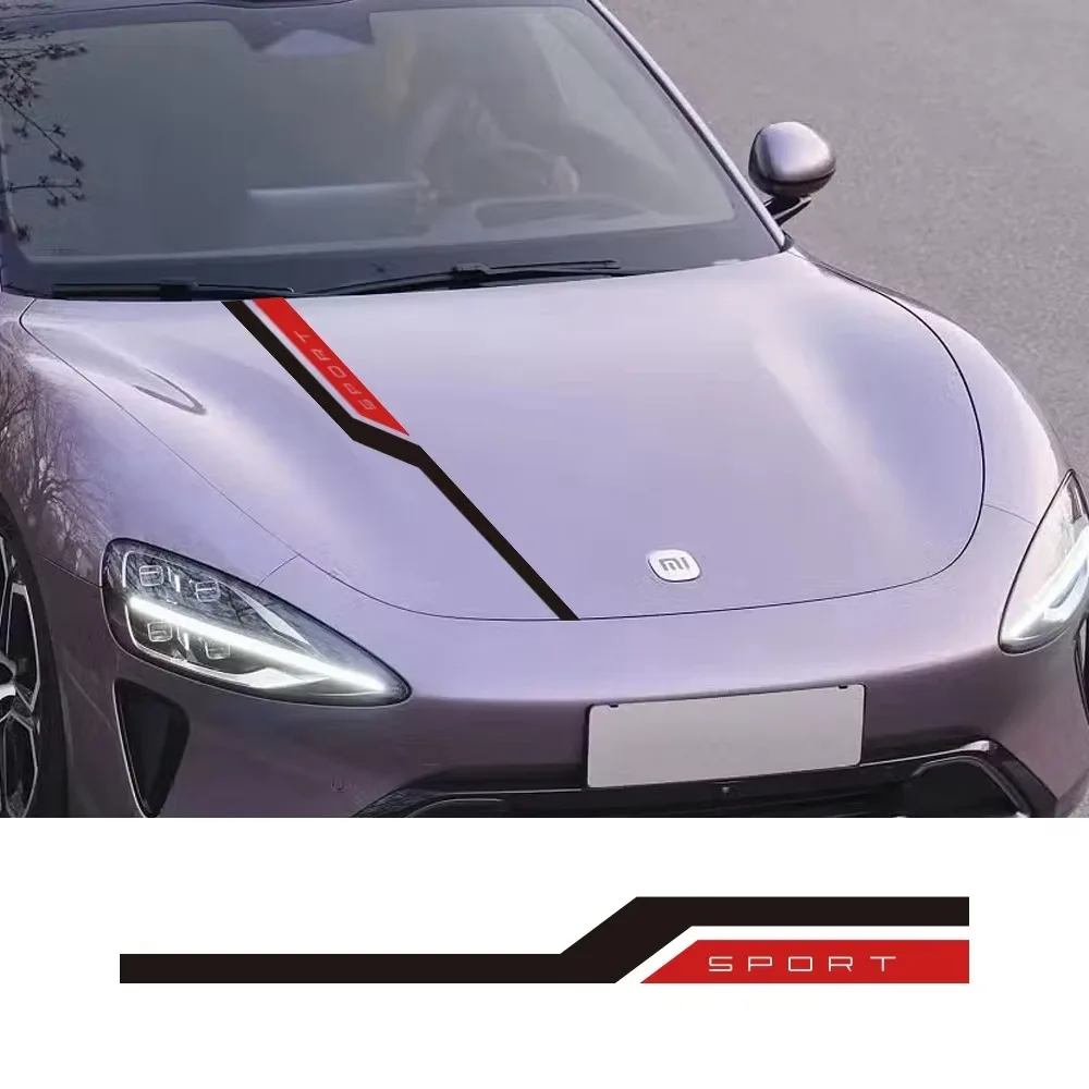 100x10cm Car Hood Bonnet Sticker Universal Car Sticker For Audi BMW Nissan Toyota Jeep Hyundai DIY Sport Auto Tuning Decor Decal