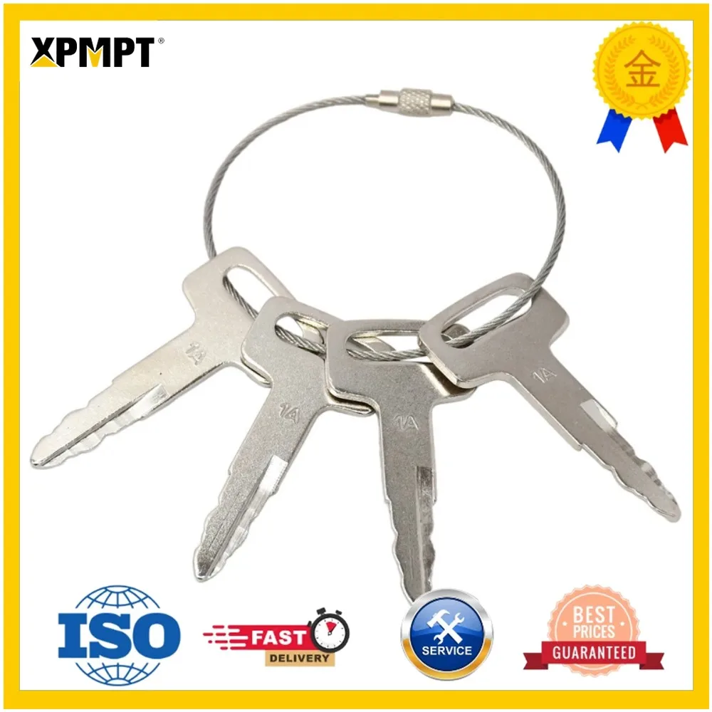 4 Pcs Ignition Keys 1A KEY00-GB01A NIS-1A For Nissan Forklift Trucks