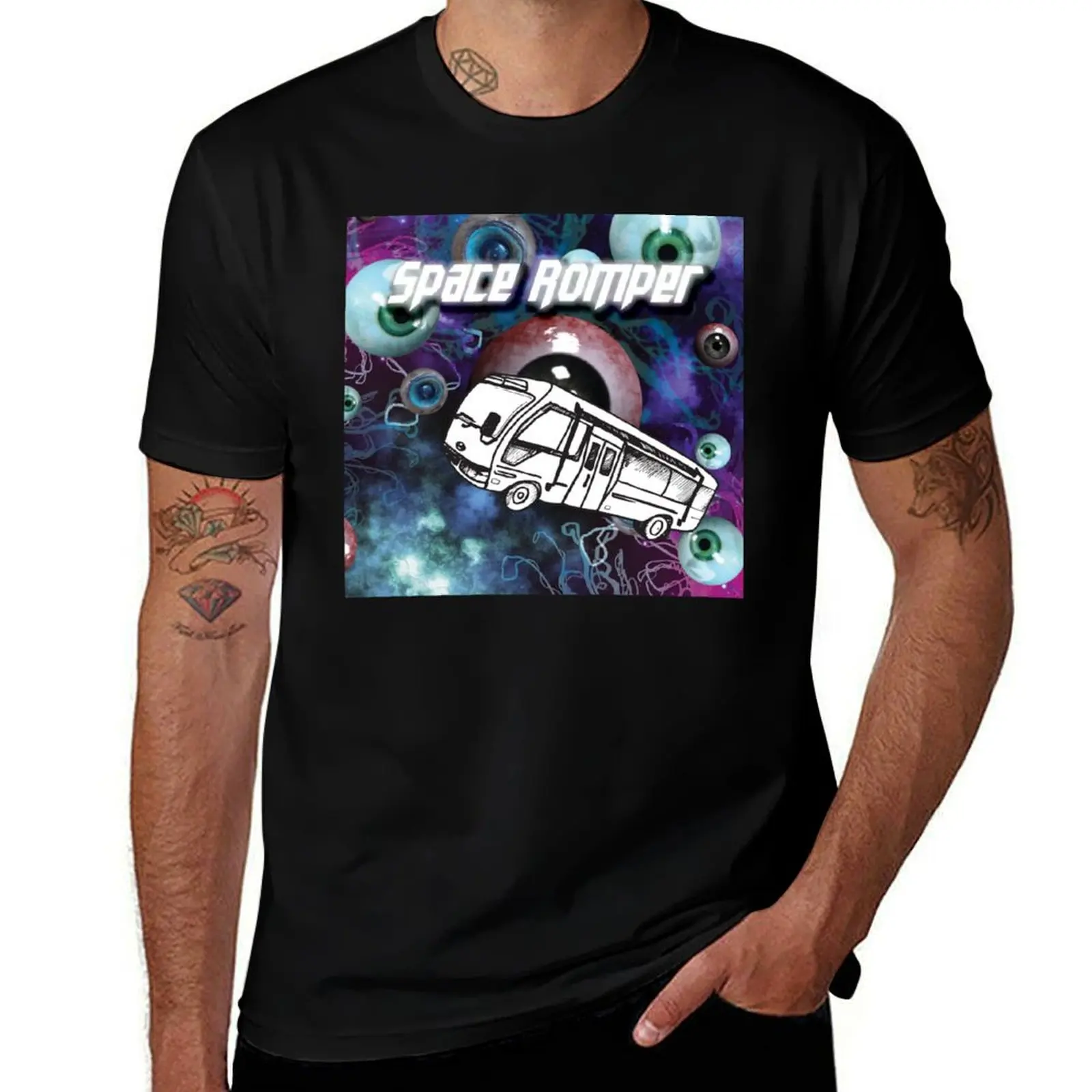 Space Romper Bus - Street Fighter T-Shirt Casual Holiday Short Sleeve Tee T-Shirt