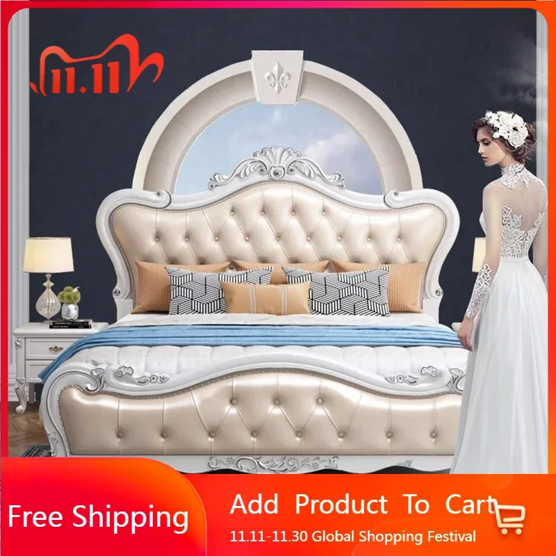 

Роскошная плавающая кровать, детская двуспальная современная многофункциональная косметическая кровать для спальни, принцесса для сна, Camas De Casal, мебель для дома