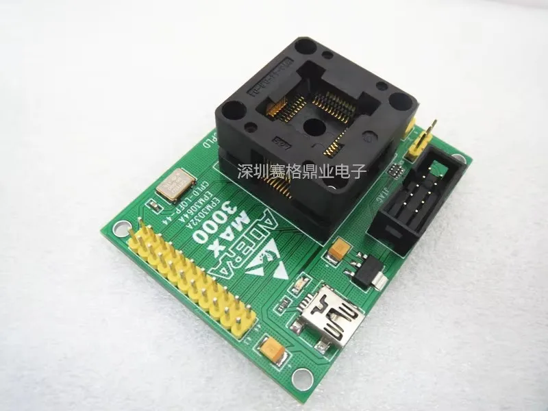 IC Asli tes kursi EPM3032A EPM3064 membakar Programmer QFP44 soket adaptor