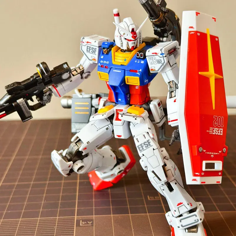 

Модель Gundam 1/144 GTO, оригинальная, абсолютно новая, с маркировкой Rabbit Sengoku Heresy, сборная меха-модель, игрушка с подставкой и наклейками