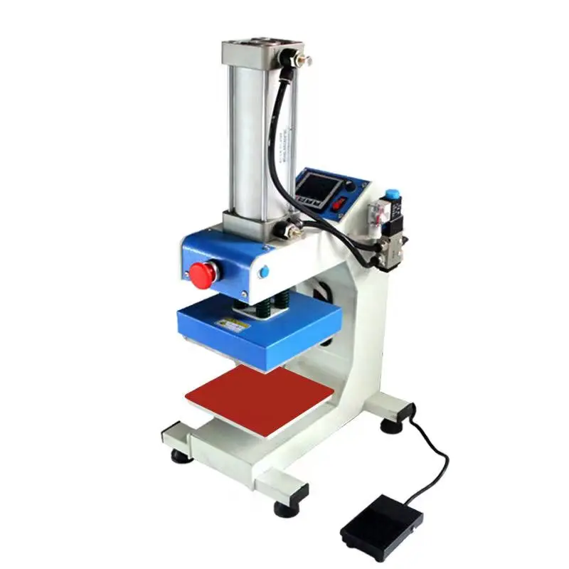 

roller heat transfer performance Pneumatic Mark label Heat Press Transfer embossing lace the matrix or plate Embossed Machine