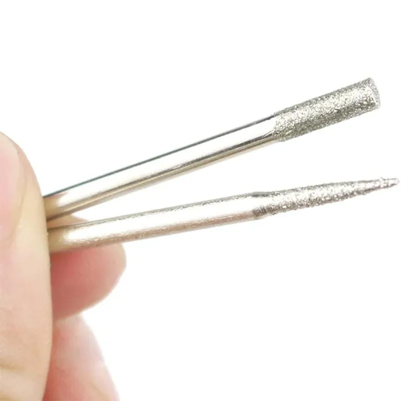 

30pcs Shank Diamond Burs Set With Box For Electric Grinder Power Accessories Abrasive Drill Bit Rotary Tool Set 2.35/3mm