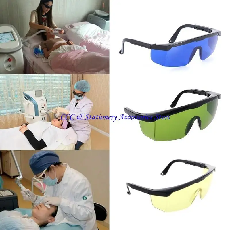 

Q1JC for Protection Goggles Safety Glasses Green Blue Eye Spectacles Protective
