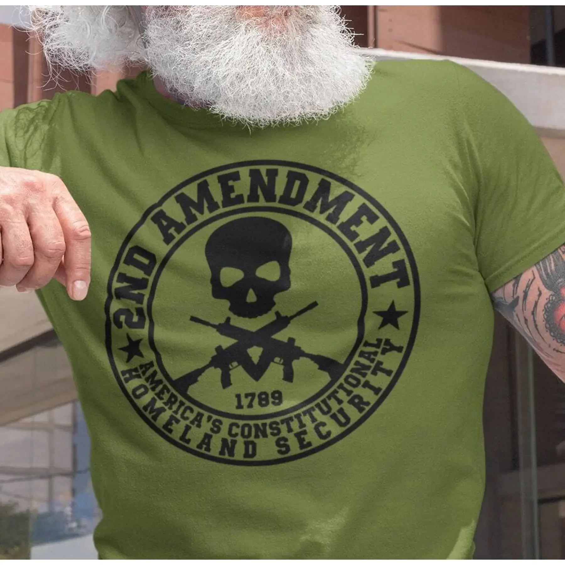 Men s 2nd Amendment Patriotic T Shirt AR 15 Pro Gun Rights Design Ideal