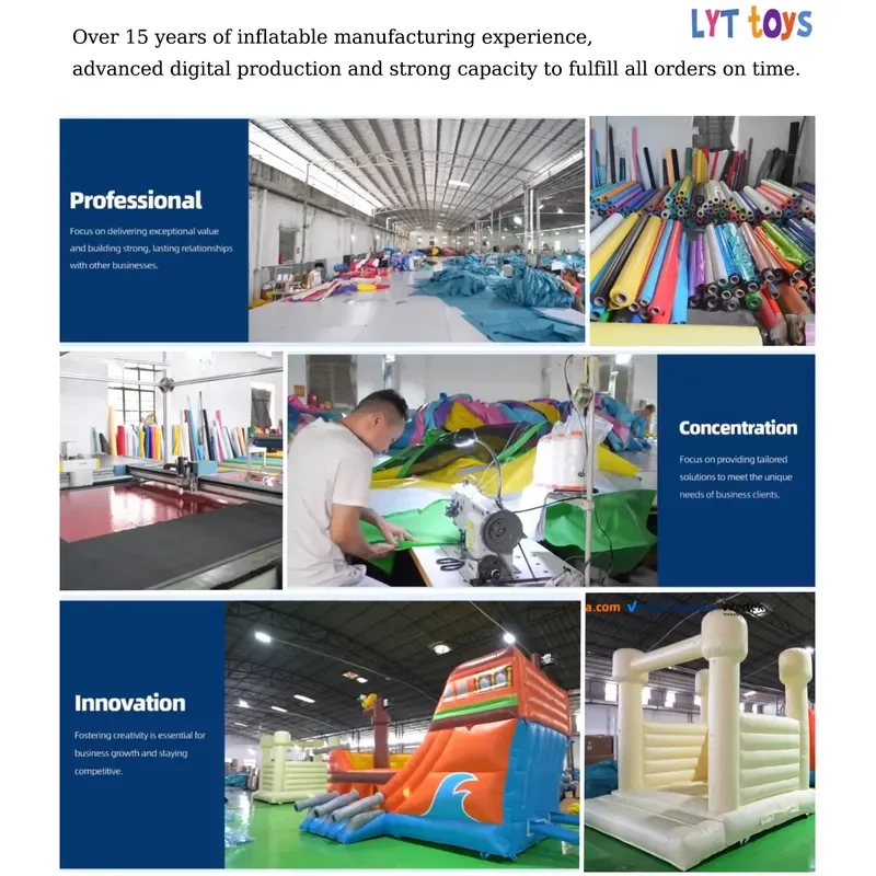 Customized Giant Outdoor Floating Lake Challenge Obstacle Course Water Play Equipment Inflatable Water Park