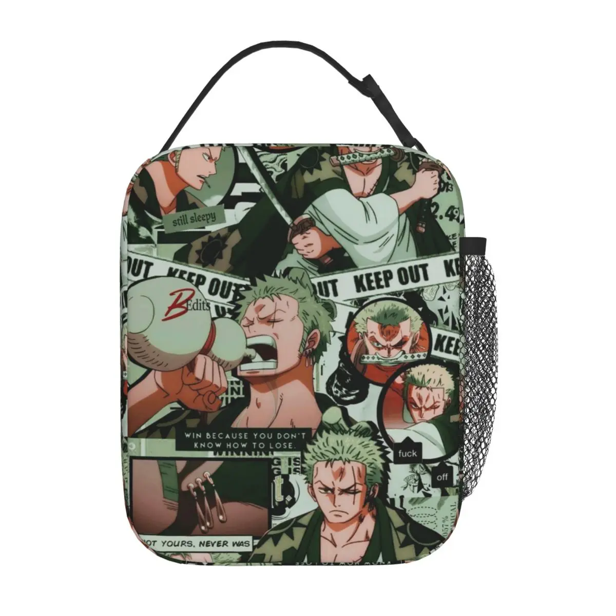 

Luffyed Zoros Tonys Choppers Accessories Insulated Lunch Bags For Office Food Storage Bag Portable Thermal Cooler Lunch Boxes