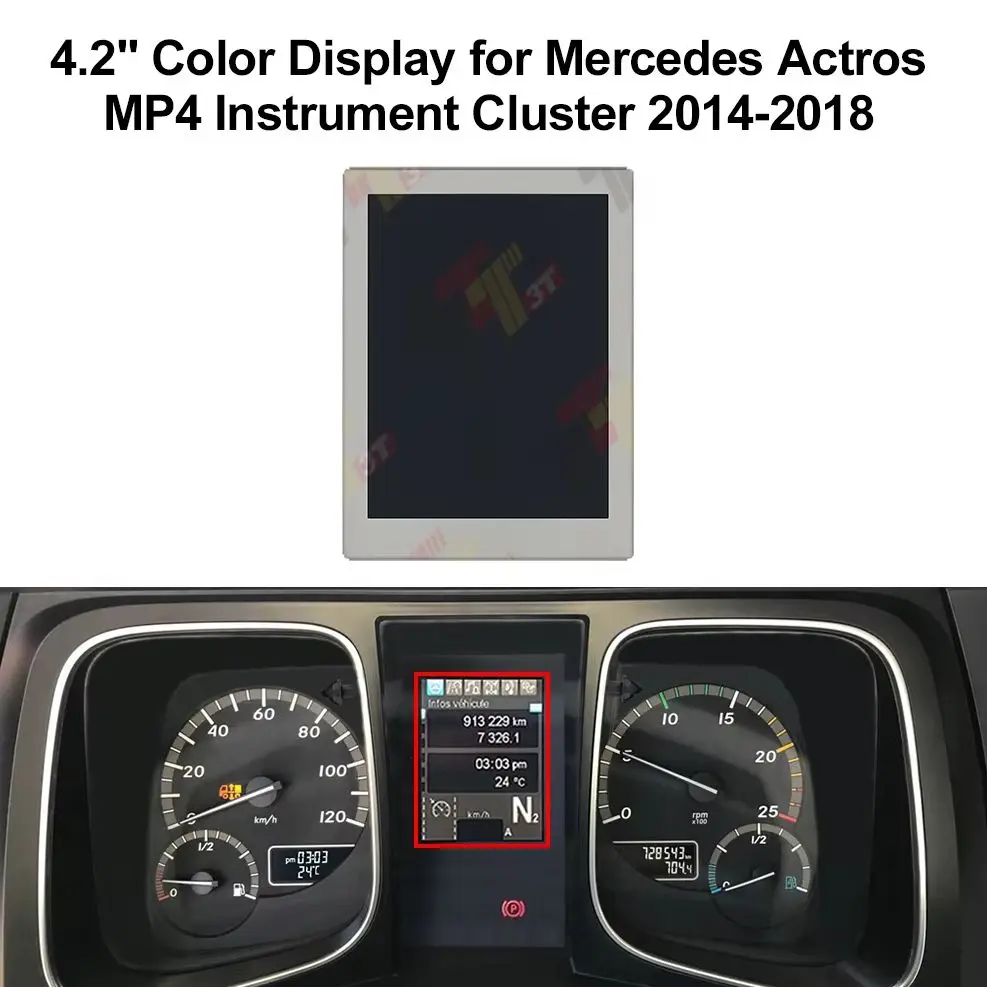 Instrumentencluster 4,2" LCD-Farbdisplay für Mercedes Actros 1840 Euro 6 2014-2018 – Detail 2