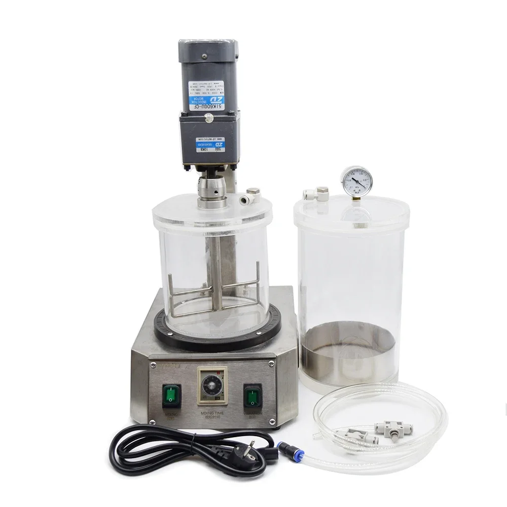 Kinway Mini Vacuum Mixer For 4"*10" Flask Mixing Machine For Investment Powder Jewelry Casting Mini Jewelry Machinery