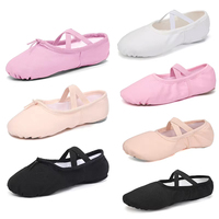 Ballet Shoes for Gilrs Comfortable Ballet Flats Ballroom Dancing Slippers Women Ladies Children Practice Training Salsa Shoes