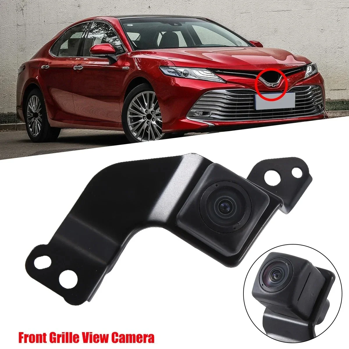 86790-33190 Surround New Front View Grill Parking Vehicle HD Car Assist Camera for Toyota Camry Hybrid MXVA71 AXVA70 AXVH7