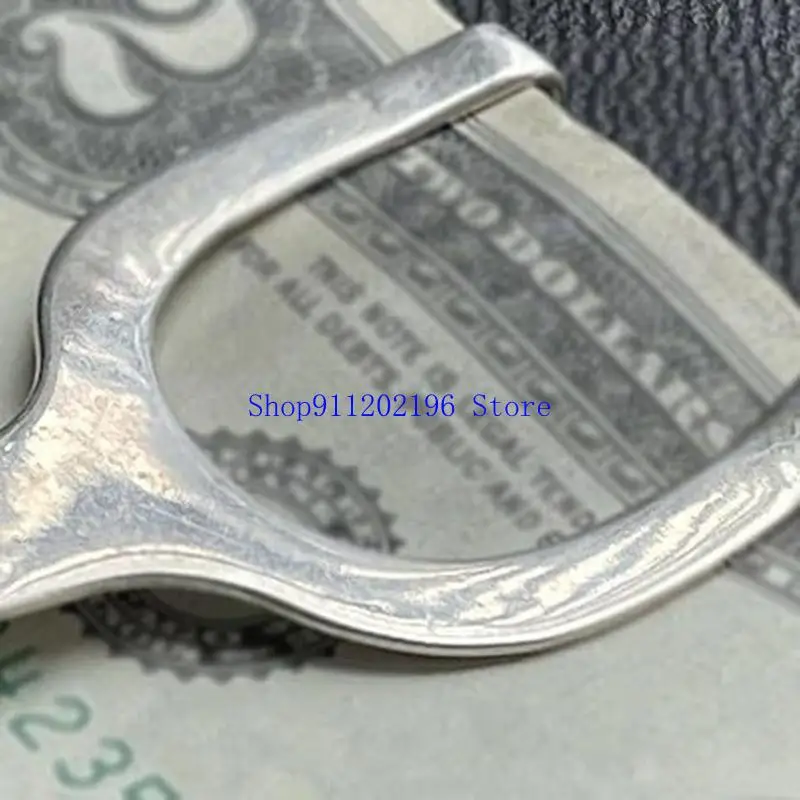 

P82A Винтажный зажим для денег со шпорой, металлический зажим для купюр, наличные деньги, подпружиненный надежный захват