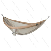 Outdoor Double Inflatable Hammock Swing with Mosquito Net,Anti-rollover Design for Adults and Children,Suitable for Camping