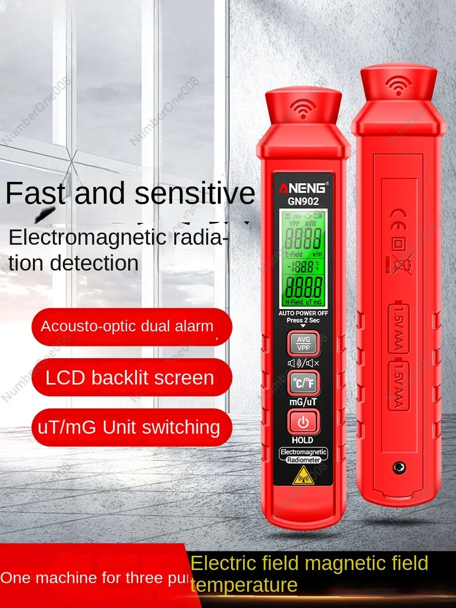 

Детектор электромагнитного излучения для беременных женщин, рентгеновский мобильный телефон, электрическое электрическое поле, измерительная ручка