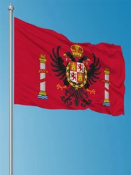 FLAGDOM 3X5Fts 90X150cm Spain Spanish Toledo Flag