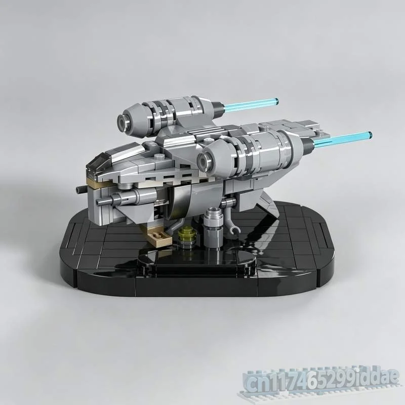 241PCS Micro Size ST-70 Assault Space Ship Model Custom Puzzle DIY Creative Assembly Educational Bricks Gift Collection Display