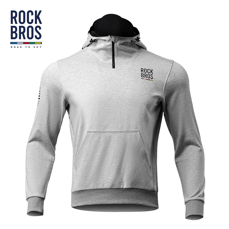 ROCKBROS ROAD TO SKY Cycling Sweater Fashion Hooded Sweatershirt Comfortable Hoodie Men Women Bike Sports Clothing Casual Outfit