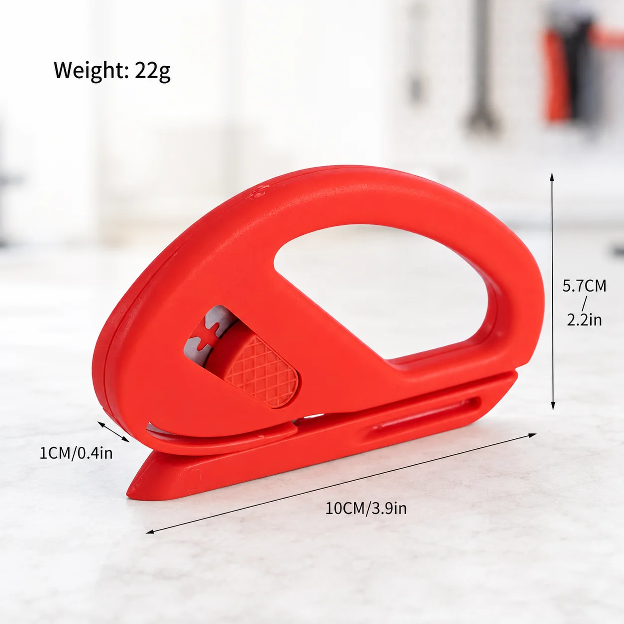 1Pcs Rounded Safety Film Cutter with Concealed Razor Blade for Vinyl Wrap PPF Installation Precision Cutting Car Wrap Tool