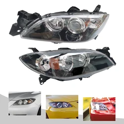 Headlight Car Assembly For 2004 2005 2006 2007 2008 2009 Mazda 3 Sedan Right Passenger Side/ Left Driver Side
