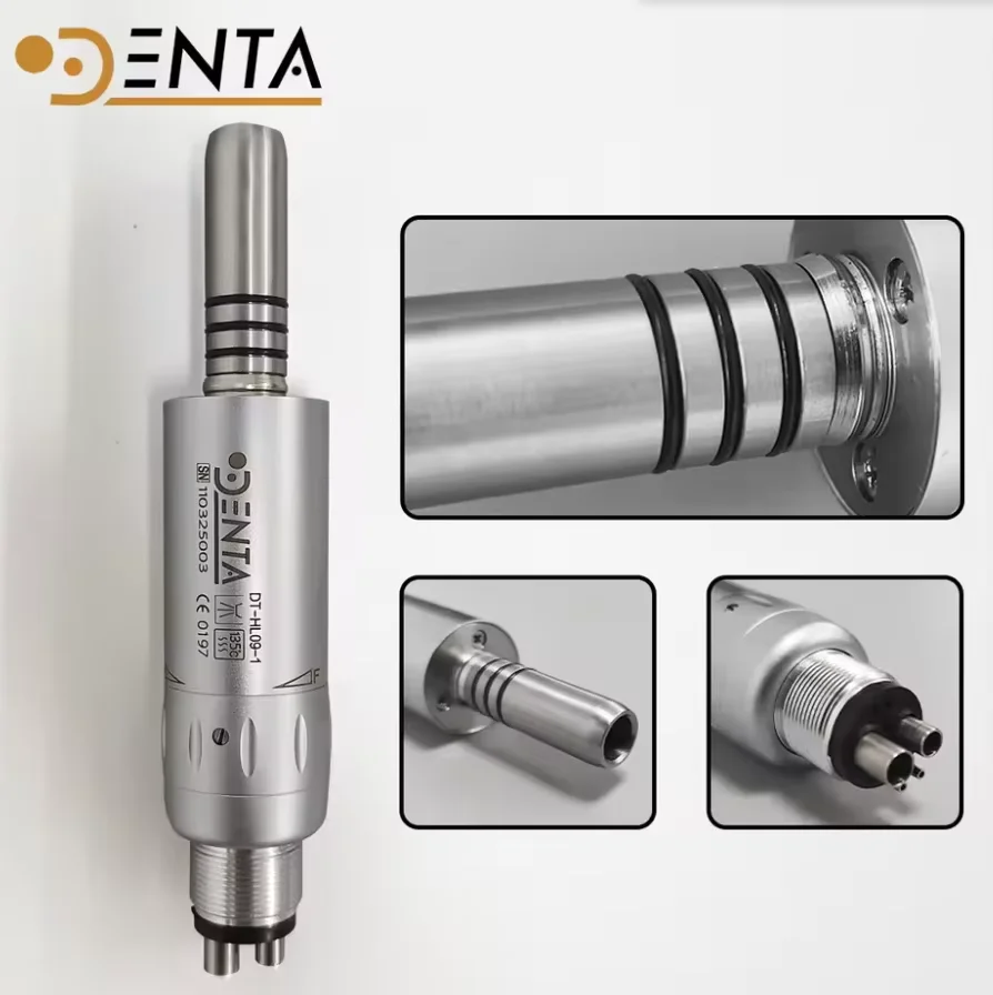 

4 Hole Inner Water Air Dental Handpiece Low Speed Micromotor Universal Component Fit for NSK W&H