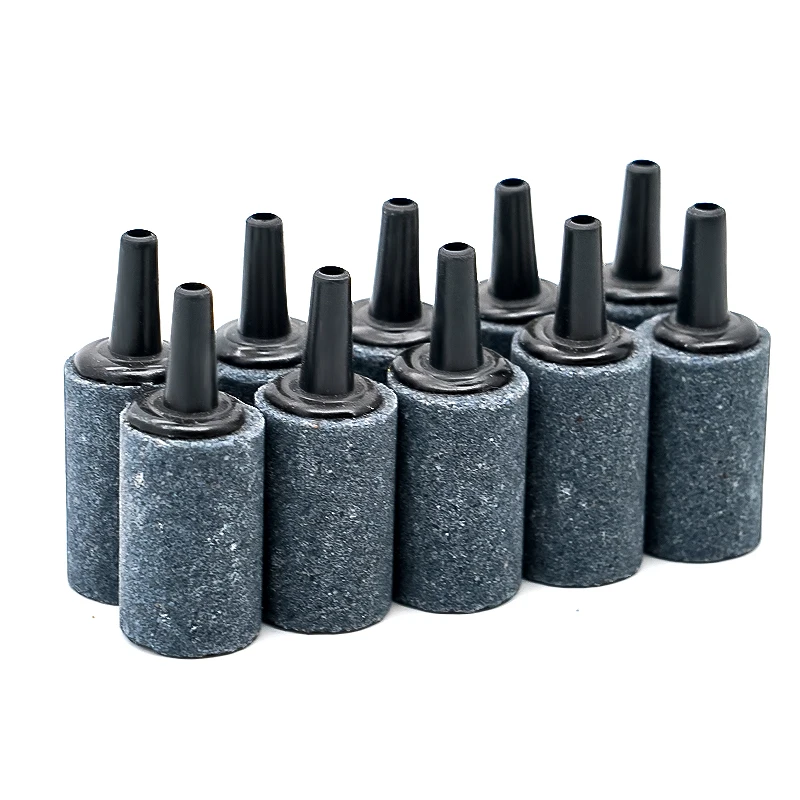 2/5/10pcs Aquarium Cylinder Shape Air Stone Mineral Bubbles Release Fish Tank Punp Airstone Aeration Aerator Accessories