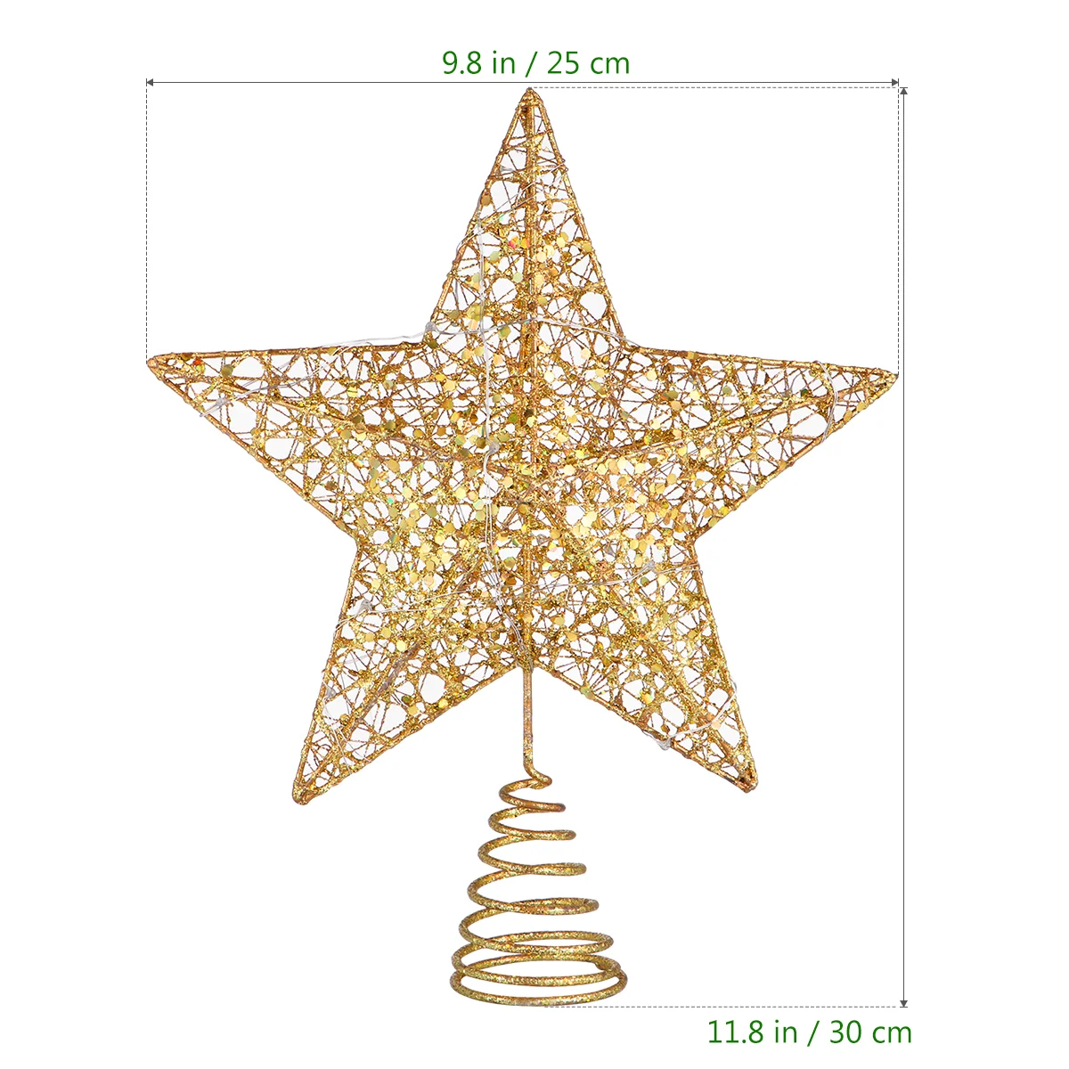 Christmas Party Decoration Star Shaped Lamp Dome Light Repeatedly Decorated Tree Topper