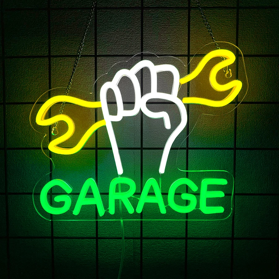 Letrero de neón LED para garaj - Auto Repair Shop Signs reseña y precio