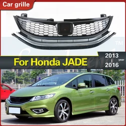 ABS Chrome Front Bumper Upper Radiator Grille Grill Fit for Honda JADE 2013-2016 1PC Racing Grills