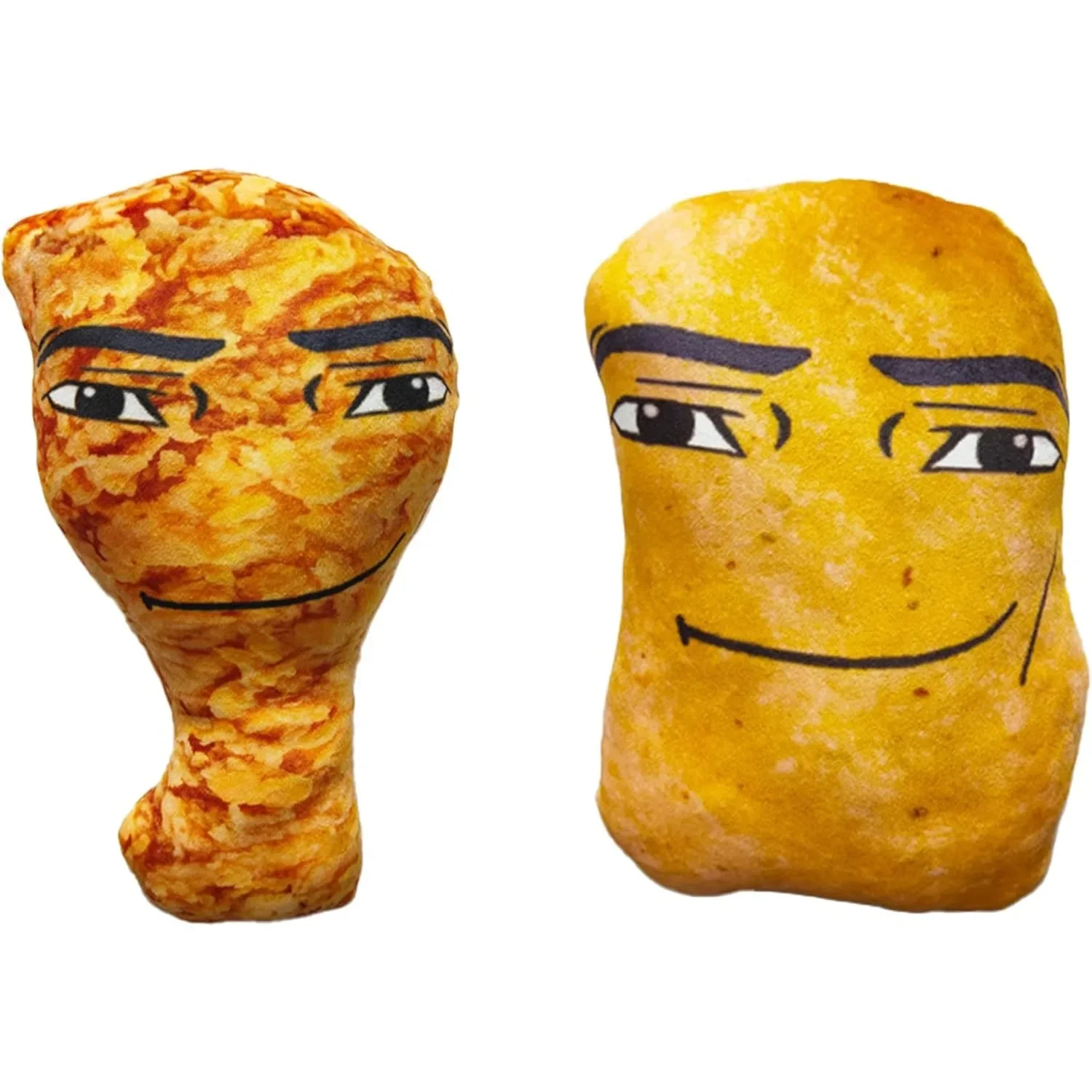 Gegagedigedagedago Nugget Plush,Chicken Nugget Meme Plush Funny Cotton Plush Game Fans Favors Preferred Gifts