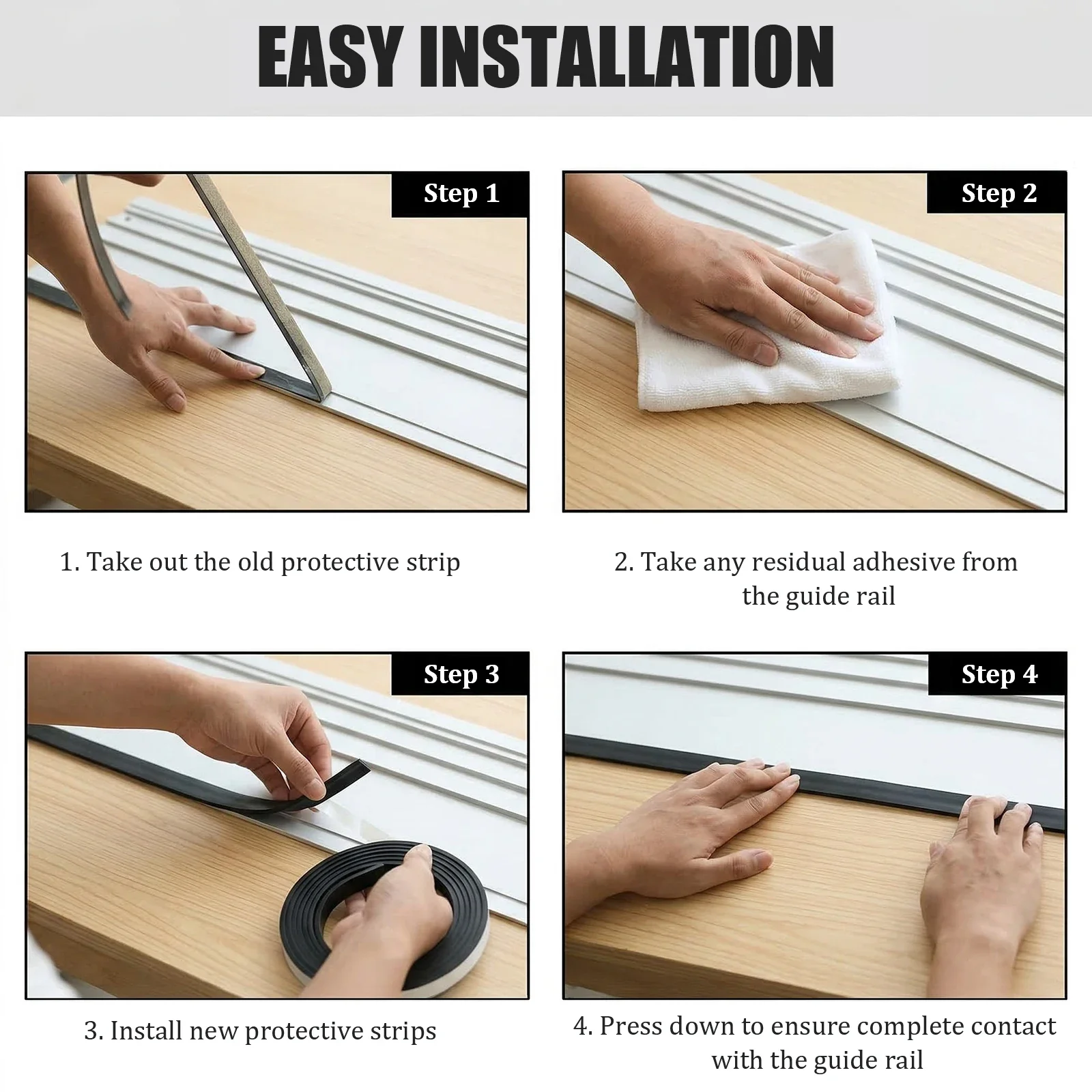 158inch Splinter Guard Replacement Strip Strong Self-Adhesive Anti-Splinter Tape for Makita/DeWalt/Milwaukee/Festool Track Saw G - view 5