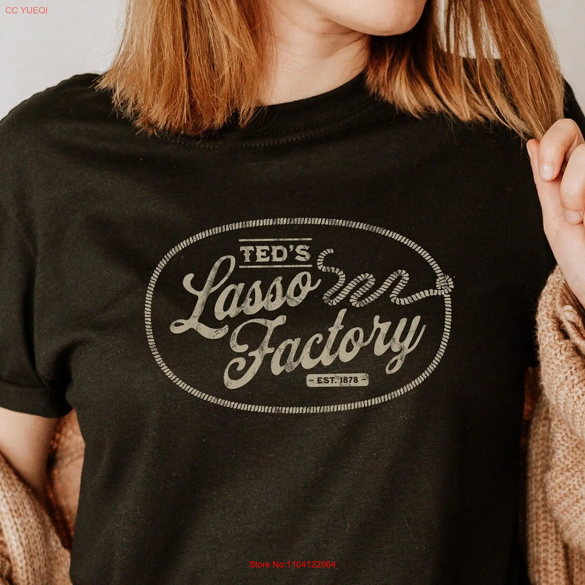 Lasso Factory T Shirt funny distressed for women and men long or short sleeves