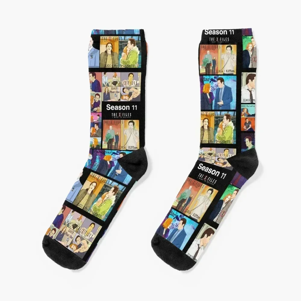 The X files season 11 all the episodes ( more 70 designs XFiles in my shop) Socks Climbing basketball Woman Socks Men's