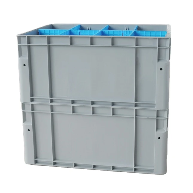 

Штабелируемая пластиковая большая коробка стандартного размера ЕС 600x400x300 мм для транспортировки и хранения