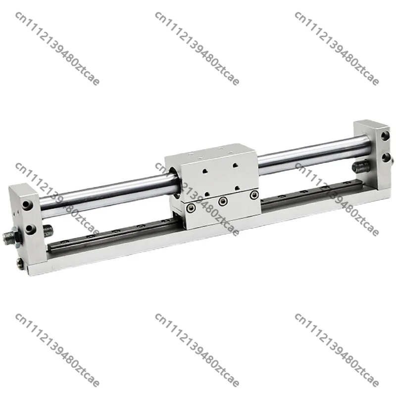 Magnetic Coupling Rodless Pneumatic Cylinder Slide Rail Actuator RMH Series RMH10 RMH16 RMH20 RMH25 Stroke 100-800S