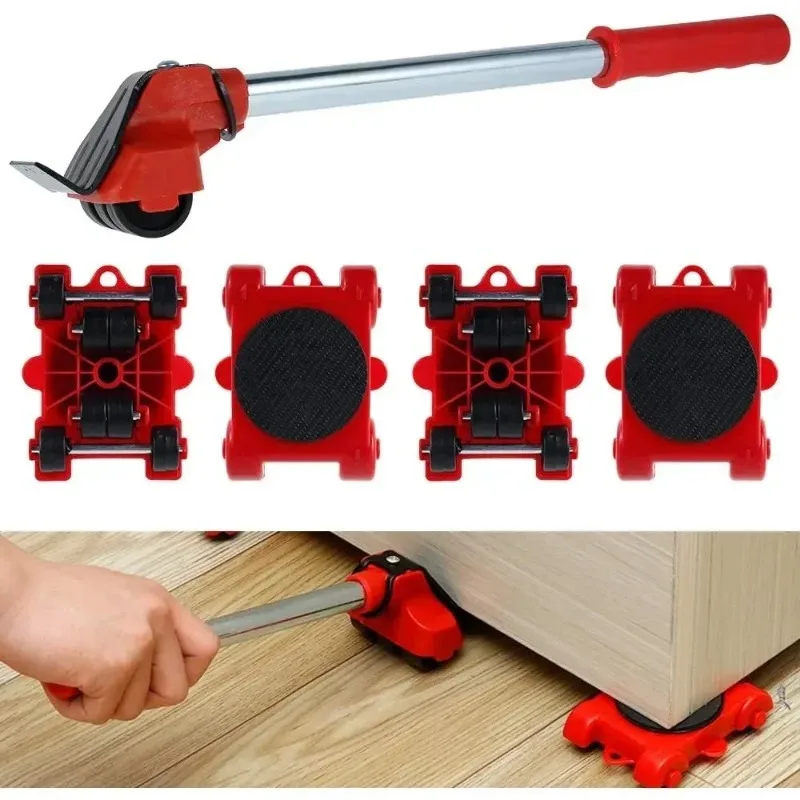 Furniture Moving Transport Roller Set Furniture Mover Roller Wheel Heavy Duty Lifter Transport Tool Heavy Duty Furniture Lifter