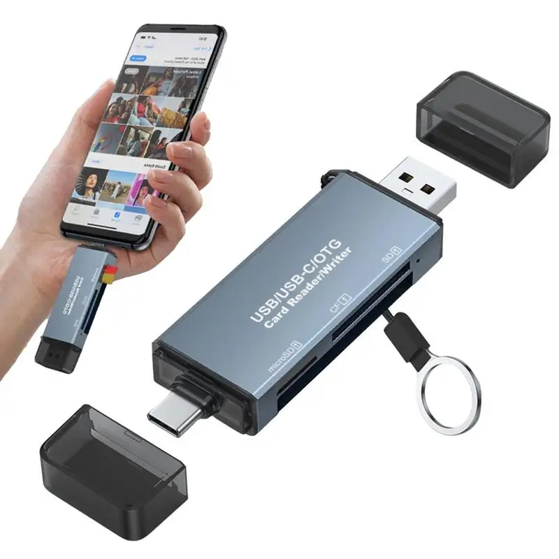노트북용 고속 USB 3.0 OTG 카드 리더, 메모리 스마트 카드 리더, TF CF MS 컴팩트 플래시 카드 어댑터, 3in 1