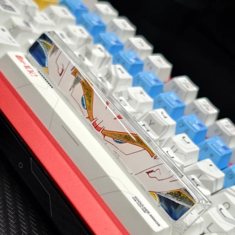 لعبة دراغون بول سوبر سايان الايبوكسي 625U المذهبة الفضاء Keycap أنيمي الكرتون غوكو لعبة لوحة المفاتيح الميكانيكية عبر محور شفافة Keycap #4