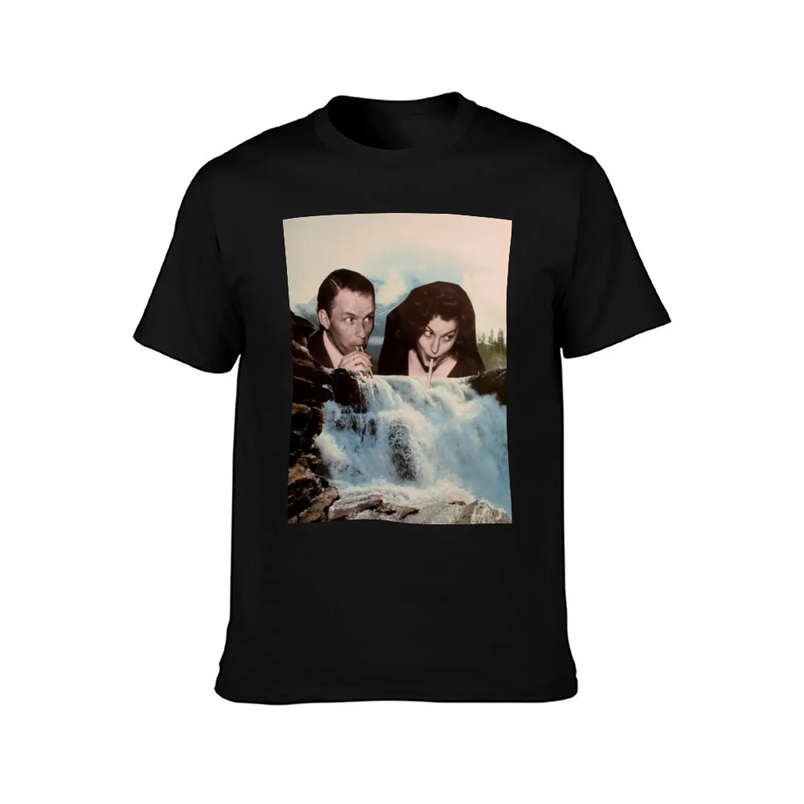 The Waterfall T-Shirt man t shirt cotton high quality T-Shirt
