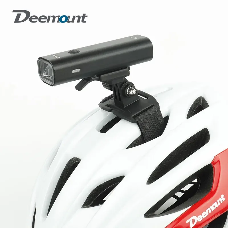 Deemount Bicycle Headlight 400Lumen 2000mAH LED Lantern Front Lighting Aluminum Torch Handlebar Fork Stem Helmet Lamp BCL-317