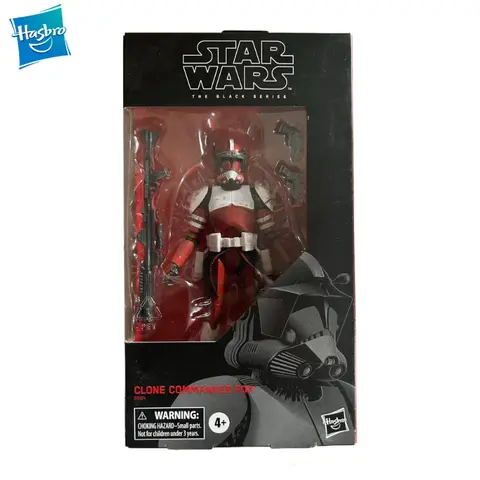 New Original Hasbro STAR WARS THE BLACK SERIES CLONE COMMANDER FOX Action Figures Gift Toys Model