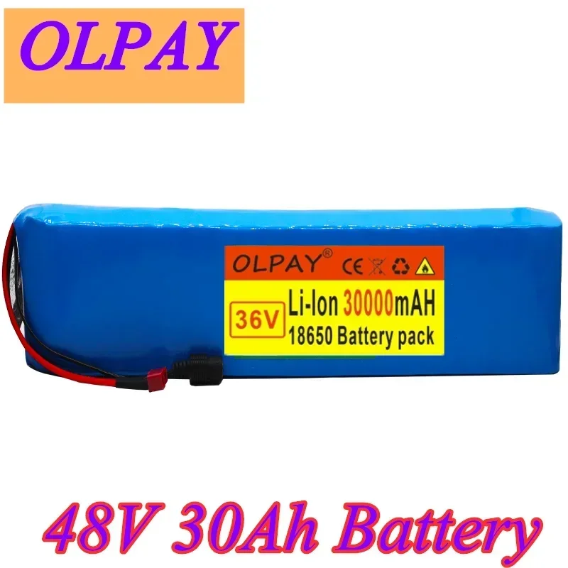 

2022 Original New High Power 36V Battery 10S4P 30Ah 18650 Battery Pack 800W 42V 30000mAh for Ebike Electric Bicycle with BMS