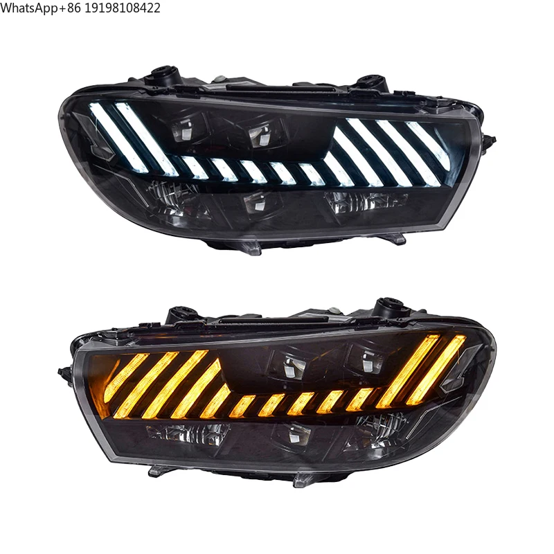YU GUANG for Volkswagen Scirocco 2009 2016 Car Accessories LED Headlight DRL Front Lights Upgrade Head Lamp Dynamatic Headlamp
