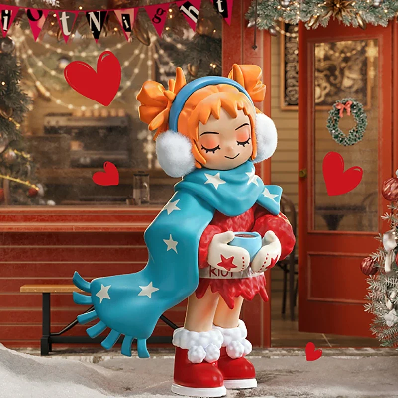 POPMART ليل الخوخ الشغب عطلة Mixtape سلسلة حقيقية صندوق أعمى صندوق غامض تخمين حقيبة اللعب دمية لطيف أنيمي الشكل سطح المكتب