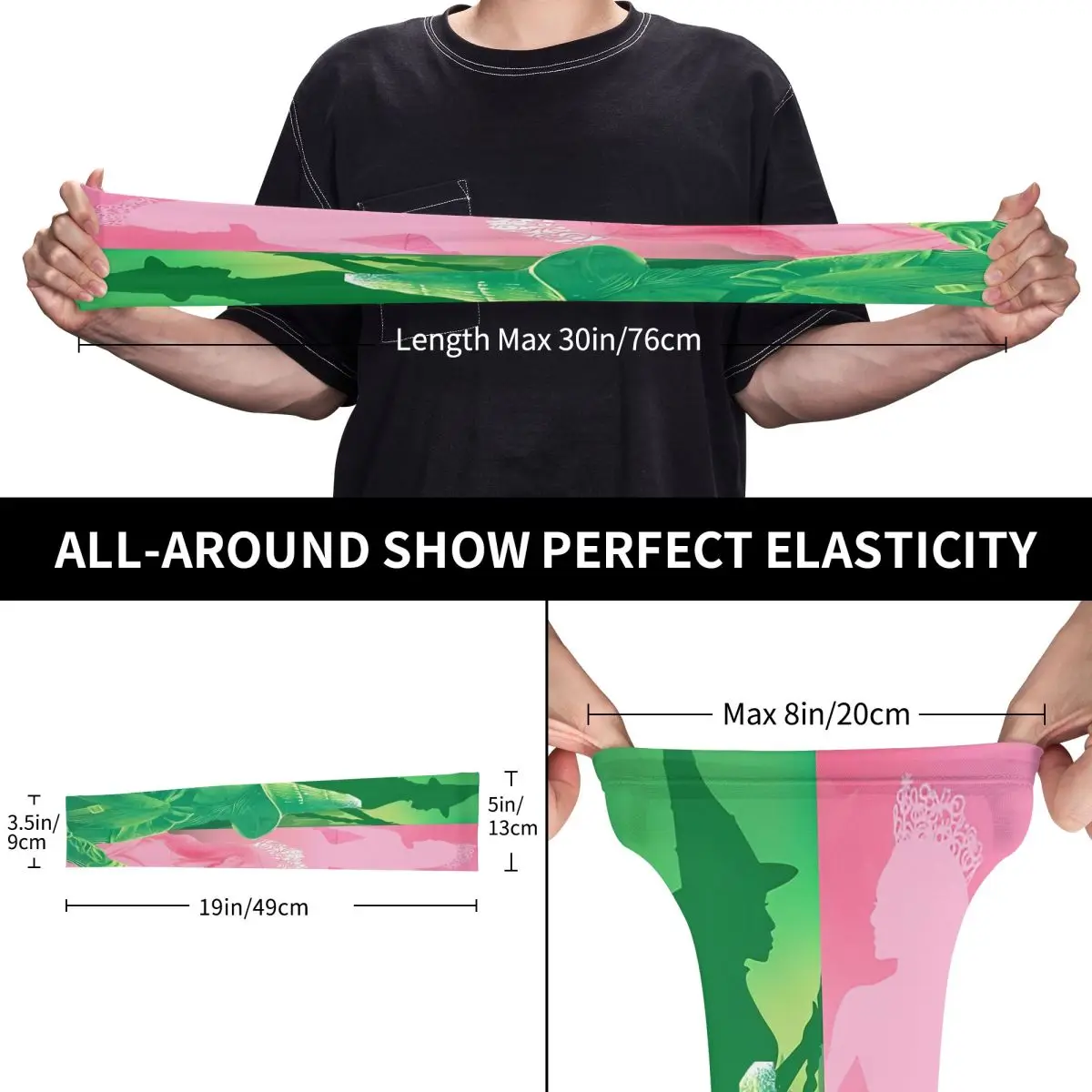 أكمام أذرع شريرة للاستخدام الخارجي، غطاء حماية من الأشعة فوق البنفسجية للشمس، أكمام وشم لركوب الدراجات من الحرير الجليدي