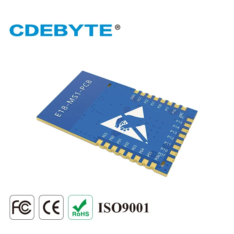 4 pz/lotto Zigbee IO CC2530 2.4Ghz 2.5mW PCB Antenna IoT E18-MS1-PCB Mes rete Wireless ricetrasmettitore trasmettitore ricevitore modulo