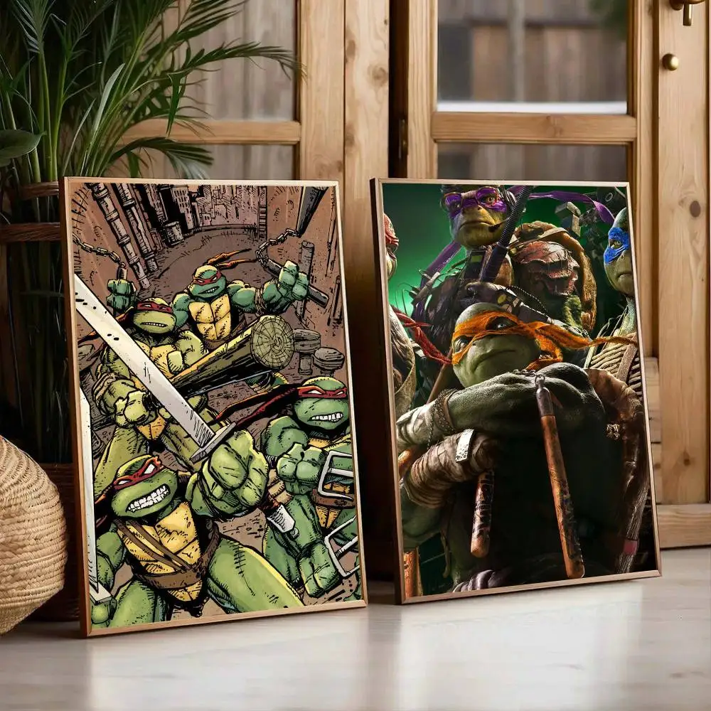 Постер «Подросток М-Матан и ниндзя» с принтами, украшение для дома, спальни, гостиной, подарок