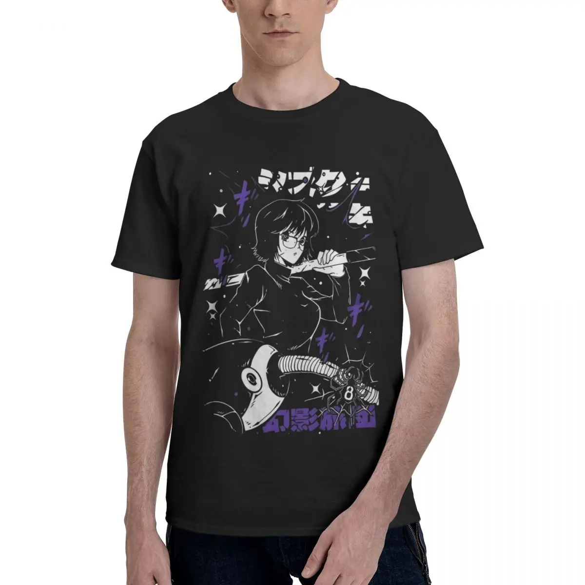 Shizuku Murasaki Gon Killua Hunter 100% Cotton Casual Breathable Confortable Cute Men's Clothing Deals Funny Shirt