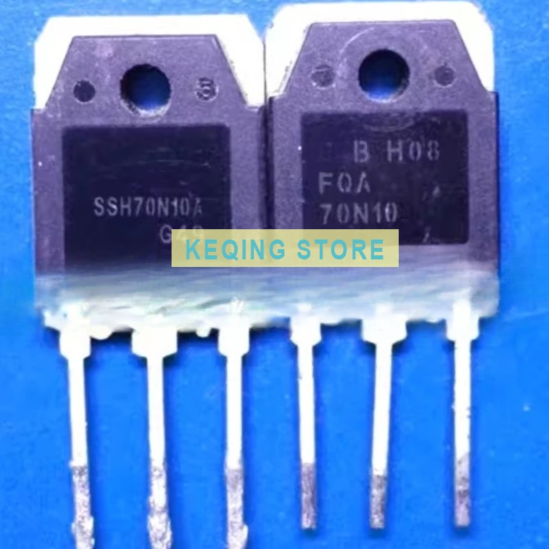 

10 шт. б/у (не новые), отправка после проверки, оригинальный код, разборка, FQA70N10 SSH70N10A 70N10 TO-247 MOS FET